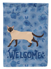 Load image into Gallery viewer, Siamese Traditional #2 Cat Welcome Flag Canvas House Size CK4979CHF