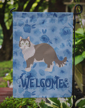 Load image into Gallery viewer, Siberian Forest #1 Cat Welcome Garden Flag - Outdoor Decorative Yard Flag CK4980GF