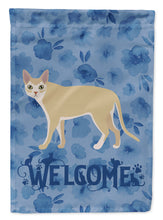 Load image into Gallery viewer, Singapura Cat Welcome Garden Flag - Outdoor Decorative Yard Flag CK4982GF