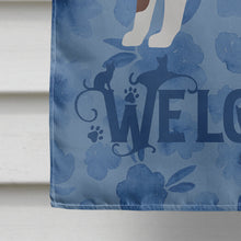 Load image into Gallery viewer, Snowshoe Cat Welcome Flag Canvas House Size CK4985CHF