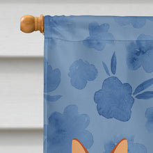 Load image into Gallery viewer, Somali Cat Welcome Flag Canvas House Size CK4988CHF