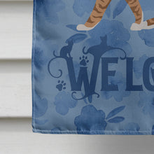 Load image into Gallery viewer, Toyger Cat Welcome Flag Canvas House Size CK4997CHF