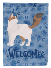 Load image into Gallery viewer, Turkish Van Cat Welcome Flag Canvas House Size CK4999CHF