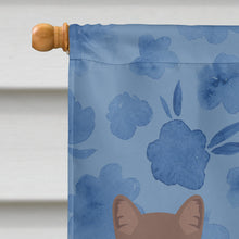 Load image into Gallery viewer, York Chocolate #1 Cat Welcome Flag Canvas House Size CK5003CHF