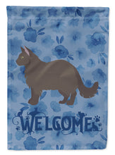Load image into Gallery viewer, York Chocolate #2 Cat Welcome Garden Flag - Outdoor Decorative Yard Flag CK5004GF