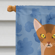 Load image into Gallery viewer, Abyssinian Cat Welcome Flag Canvas House Size CK5005CHF