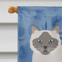 Load image into Gallery viewer, Birman Cat Welcome Flag Canvas House Size CK5014CHF