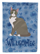 Load image into Gallery viewer, Brazilian Shorthair Cat Welcome Flag Canvas House Size CK5015CHF