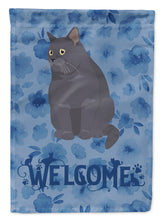 Load image into Gallery viewer, British Shorthair #2 Cat Welcome Garden Flag - Outdoor Decorative Yard Flag CK5018GF