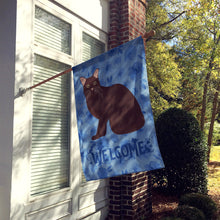 Load image into Gallery viewer, Burmese #2 Cat Welcome Flag Canvas House Size CK5020CHF