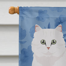 Load image into Gallery viewer, Chinchilla Persian Longhair Cat Welcome Flag Canvas House Size CK5024CHF