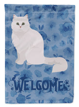 Load image into Gallery viewer, Chinchilla Persian Longhair Cat Welcome Flag Canvas House Size CK5024CHF