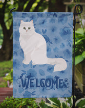 Load image into Gallery viewer, Chinchilla Persian Longhair Cat Welcome Garden Flag - Outdoor Decorative Yard Flag CK5024GF