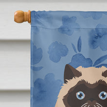 Load image into Gallery viewer, Colorpoint Persian Hymalayan Cat Welcome Flag Canvas House Size CK5025CHF