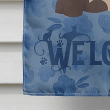 Load image into Gallery viewer, Colorpoint Persian Hymalayan Cat Welcome Flag Canvas House Size CK5025CHF