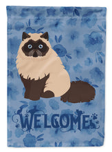 Load image into Gallery viewer, Colorpoint Persian Hymalayan Cat Welcome Flag Canvas House Size CK5025CHF