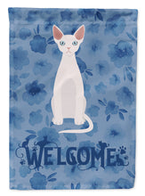 Load image into Gallery viewer, Devon Rex #2 Cat Welcome Flag Canvas House Size CK5029CHF