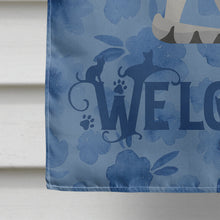 Load image into Gallery viewer, Egyptian Mau Cat Welcome Flag Canvas House Size CK5032CHF