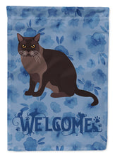 Load image into Gallery viewer, European Burmese Cat Welcome Garden Flag - Outdoor Decorative Yard Flag CK5033GF