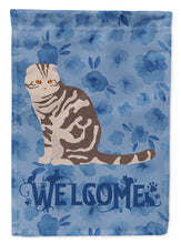 Load image into Gallery viewer, Foldex Exotic Fold Cat Welcome Flag Canvas House Size CK5034CHF