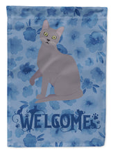 Load image into Gallery viewer, Korat Cat Welcome Garden Flag - Outdoor Decorative Yard Flag CK5039GF