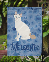 Load image into Gallery viewer, Korean Bobtail Cat Welcome Garden Flag - Outdoor Decorative Yard Flag CK5040GF