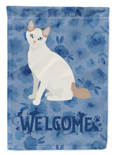 Load image into Gallery viewer, Korean Bobtail Cat Welcome Garden Flag - Outdoor Decorative Yard Flag CK5040GF