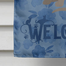 Load image into Gallery viewer, Malayan Cat Welcome Flag Canvas House Size CK5041CHF