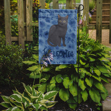 Load image into Gallery viewer, Nebelung Cat Welcome Garden Flag - Outdoor Decorative Yard Flag CK5043GF