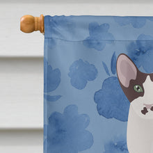 Load image into Gallery viewer, Oriental Bicolor Cat Welcome Flag Canvas House Size CK5048CHF