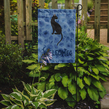Load image into Gallery viewer, Pantherette Cat Welcome Garden Flag - Outdoor Decorative Yard Flag CK5050GF