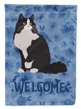 Load image into Gallery viewer, Ragamuffin Cat Welcome Flag Canvas House Size CK5053CHF