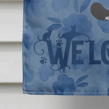 Load image into Gallery viewer, Serengeti Cat Welcome Flag Canvas House Size CK5057CHF