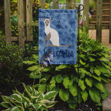 Load image into Gallery viewer, Siamese Modern Cat Welcome Garden Flag - Outdoor Decorative Yard Flag CK5058GF