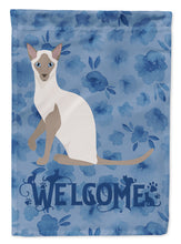 Load image into Gallery viewer, Siamese Modern Cat Welcome Garden Flag - Outdoor Decorative Yard Flag CK5058GF