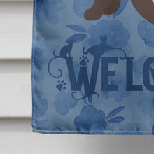 Load image into Gallery viewer, Siamese Traditional Cat Welcome Flag Canvas House Size CK5059CHF