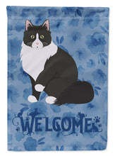 Load image into Gallery viewer, Siberian Forest Cat Welcome Flag Canvas House Size CK5060CHF