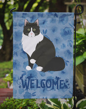 Load image into Gallery viewer, Siberian Forest Cat Welcome Garden Flag - Outdoor Decorative Yard Flag CK5060GF