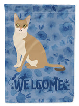 Load image into Gallery viewer, Singapura Cat Welcome Garden Flag - Outdoor Decorative Yard Flag CK5061GF