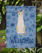 Load image into Gallery viewer, Singapura #2 Cat Welcome Garden Flag - Outdoor Decorative Yard Flag CK5062GF
