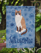 Load image into Gallery viewer, Snowshoe Cat Welcome Garden Flag - Outdoor Decorative Yard Flag CK5063GF
