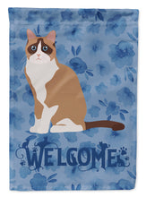 Load image into Gallery viewer, Snowshoe #2 Cat Welcome Flag Canvas House Size CK5064CHF