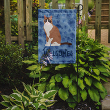 Load image into Gallery viewer, Snowshoe #2 Cat Welcome Garden Flag - Outdoor Decorative Yard Flag CK5064GF
