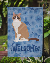 Load image into Gallery viewer, Snowshoe #2 Cat Welcome Garden Flag - Outdoor Decorative Yard Flag CK5064GF