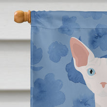 Load image into Gallery viewer, Sphynx Cat Welcome Flag Canvas House Size CK5066CHF