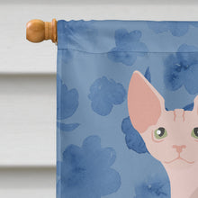 Load image into Gallery viewer, Sphynx #2 Cat Welcome Flag Canvas House Size CK5067CHF