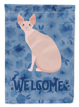 Load image into Gallery viewer, Sphynx #2 Cat Welcome Garden Flag - Outdoor Decorative Yard Flag CK5067GF