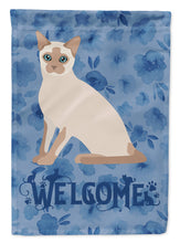 Load image into Gallery viewer, Tonkinese Cat Welcome Garden Flag - Outdoor Decorative Yard Flag CK5071GF