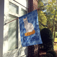 Load image into Gallery viewer, Turkish Van Cat Welcome Flag Canvas House Size CK5074CHF