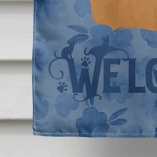 Load image into Gallery viewer, Turkish Van Cat Welcome Flag Canvas House Size CK5074CHF